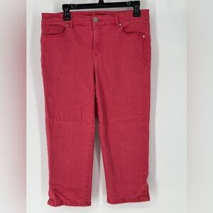 GLORIA VANDERBILT JORDYN ALL AROUND‎ SLIMMING EFFORT CROPPED JEANS COMFY STRETCH